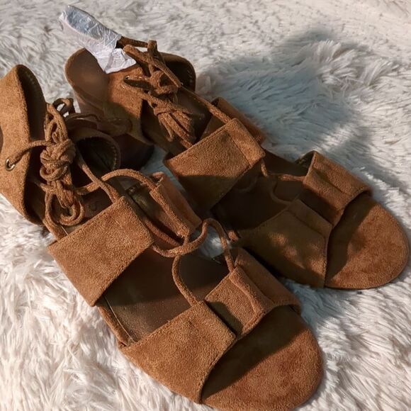 Matisse Block Heel Lace Up City Sandal, Size 10 - Picture 4 of 7